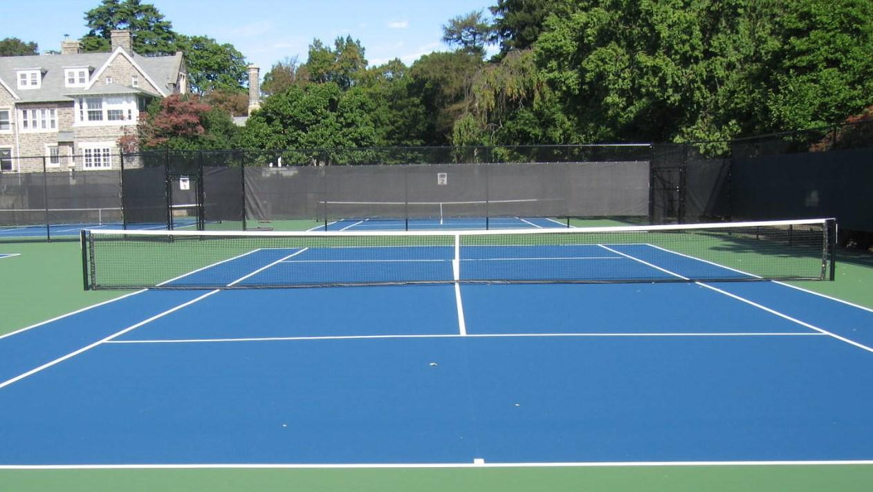 Photo of Saint Joseph's University's tennis court